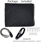 HanYun Mosquito Net for Bed 2.2m x 2.0m x 2.5m 5 Openings Black view 6