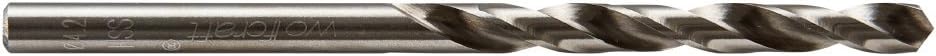 wolfcraft HSS Metal Drill Bit, ground I 7551010 I For drilling into hard materials, Silver, ø4,2x75mm