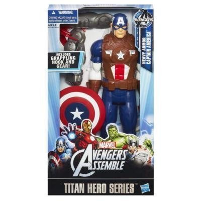 Marvel Avengers Titan Hero Series Heavy Armor Captain America Figure