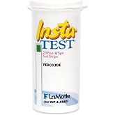 LaMotte Insta-Test 2984 Hydrogen Peroxide HR Single Factor Test Strip, 0-90ppm Range (Vial of 25 Strips)