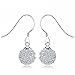 925 Sterling Silver Created Crystal Pendant & Earrings Set | Women's Jewelry Sets | Silver Jewelry Set for Women | Necklace and Earring Set | Women Jewelry Sets