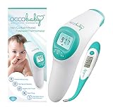 OCCObaby Clinical Forehead Baby Thermometer - 2017 Edition with Flexible Tip Waterproof Digital Thermometer for Infants & Toddlers | Instant Read Non-Contact Infrared Scanner