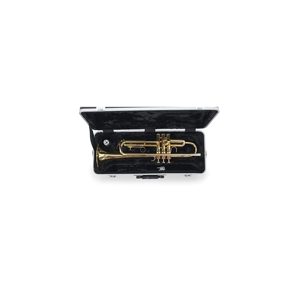 Gator Cases Lightweight Molded Trumpet Case with Locking Latch and