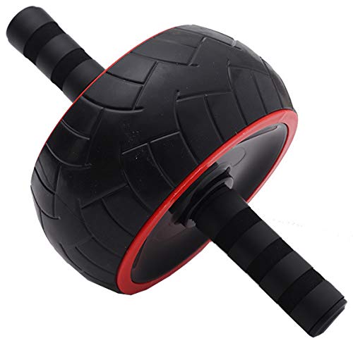 Chiconon-Ultra-Wide-AB-Roller-Wheel-with-Knee-Pad-Abdominal-Workout-Equipment-Fitness-Exercise-Wheel-Home-Gymnastics-Core-Training-BlackRed