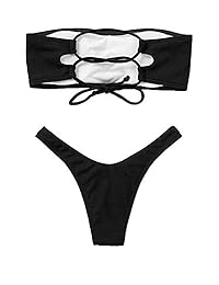 Bikini sin tirantes para dama con espalda ajustable