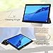 xindayi Huawei MediaPad T5 10 Case - Ultra Slim Tri-Fold Leather Smart-Shell Stand Cover for Huawei MediaPad T5 10.0 Inch (Black)