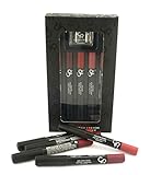Golden Rose Matte Lipstick Crayon Jumbo Lip Pencil with Jumbo Sharpener in Gift Box, Set of 5 (Set3)
