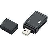 ELECOM メモリリーダライタ SDXC対応 SD専用 17+10メディア対応 ブラック MR-A001BK