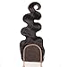 Msbeauty Free Part Lace Closure Body Wave Virgin Brazilian Hair 4