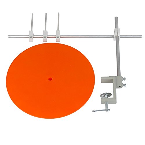 HONEYSEW Sewing Machine Binding & Tape Holder Reel With Mounting Clamp 10inch Disc