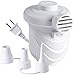 hiccapop Electric Air Pump for Inflatables Portable Inflator Pump for Blow Up Pool Toys, Air Mattress, Rafts, Beach Balls