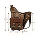 EconooLed Canvas Men Boys Classical Single Shoulder Cross Body Bag- Dark Khaki
