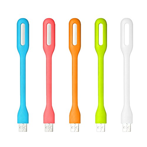 4PCS Pack 5V 1.2W USB LED Lamp Light Portable Flexible Led Lamp for Notebook Laptop Tablet PC USB Power