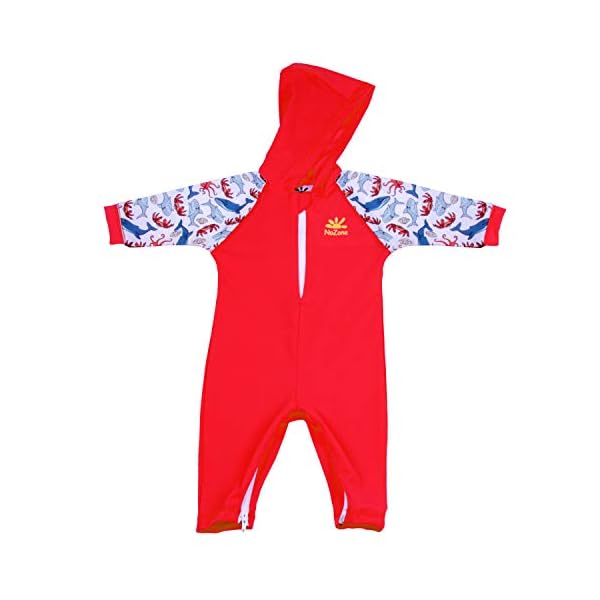 Nozone Kailua Hooded Baby Sun Protective Swimsuit – UPF 50+