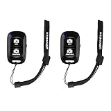 Bluetooth Camera Remote Shutter for Smartphones 2-Pack, UBeesize Wireless Camera Remote Control Compatible with iPhone/Android Cell Phone - Create Amazing Photos and Selfies, Wrist Strap Included