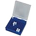 Bel-Art F18851-0012 100-Place Plastic Freezer Storage Boxes; Blue (Pack of 5)