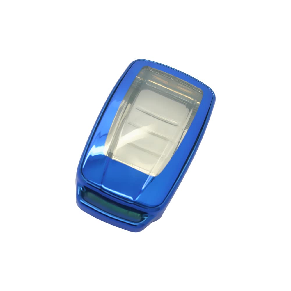 BROVACS Soft TPU Case Shell Cover Protector Holder Compatible with ACURA TLX RLX RDX MDX ILX Smart Remote Key Fob 2 3 4 5 Button SV9510 Blue