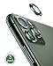 FilmHoo Camera Lens Screen Protector for iPhone 11 Pro(5.8) / Pro Max(6.5) Tempered Glass,High Definition Anti-Scratch/Dust/Water/Fog, Metal Ring Film - Midnight Green（Set of 3）