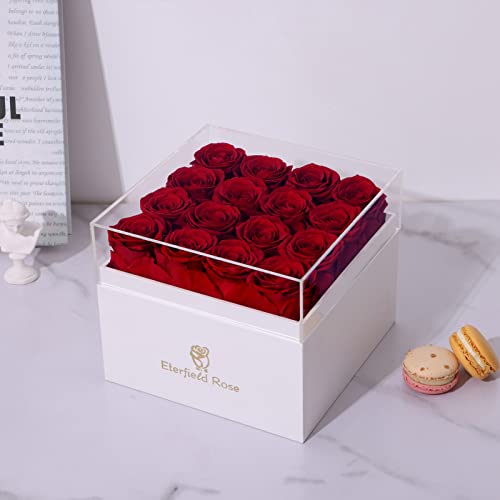 Eterfield Preserved Roses That Last a Year Eternal Rose in a Box Real