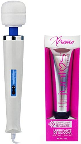 Magic Massager Wand with Free Premium Silicone Lubricant 2 oz