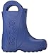 Crocs Kids' Boys & Girls Handle It Rain Boot, Great Easy On Toddler Waterproof Shoe
