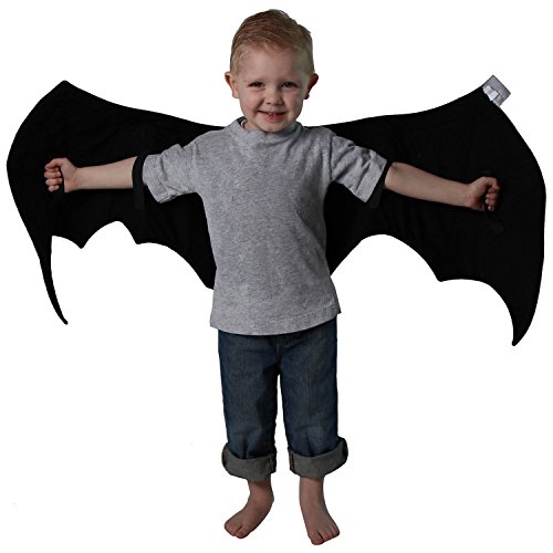 Kids Black Bat Costume and Pretend Play Wings