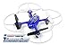 Tenergy 111503 Syma X11C 4CH 2.4Ghz RC Quadcopter Drone with HD Camera & LED Lights (Exclusive Thunder Blue), White