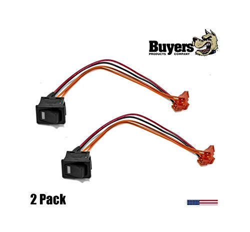 (2-Packs) Rocker Switch 3014462 Buyers Saltdogg 3006620 Controller Power&Vibrator