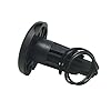 Pactrade-Marine-Black-Round-Rubber-Cap-2-Prong-Nylon-Stern-Light-Pole-Base-Socket-Plug-In
