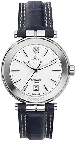 Michel Herbelin Newport Yacht Club Men's Automatic Watch blue/silver 1666/11