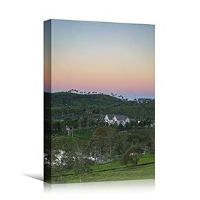signwin Canvas Wall Art Gradient Sunset on Skyline...