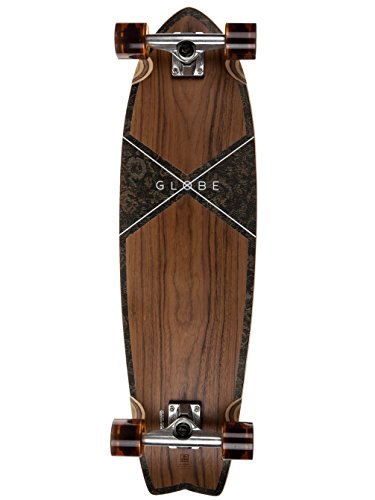 Globe Chromantic Cruiser Complete Skateboard, Teak/Floral Couch, 33.1