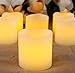 LED Lytes Battery Operated Candles SMALL Set of 6 Ivory Wax Votive Candles 2