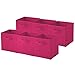 Sorbus Foldable Storage Cube Basket Bin Pink-6 Pack