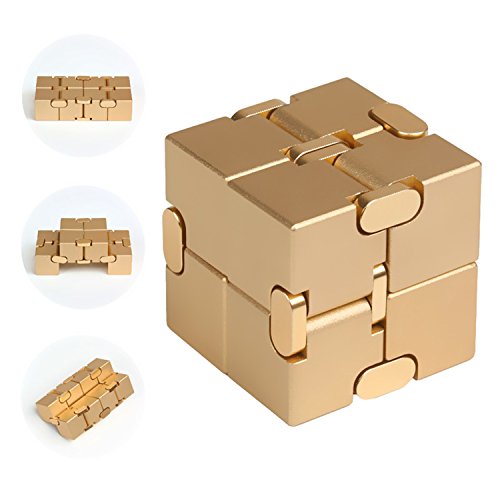 Jzh metal aluminum infinity cube fidget toy, decompress…