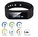 Next-shine Activity Tracker Bluetooth 4.0 Pedometer with Multi-fonctions ,Black