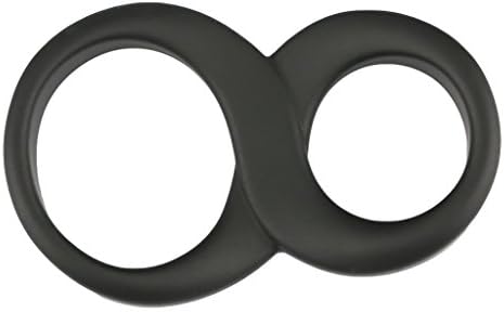 Lovme Se-x '8' Shape Double Lock Ring Delay C-ock Ring Men