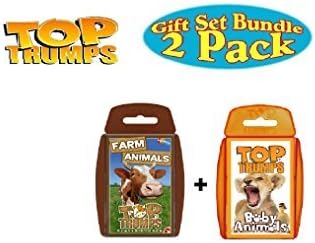 Top Trumps Farm Animals and Baby Animals Gift Set Bundle