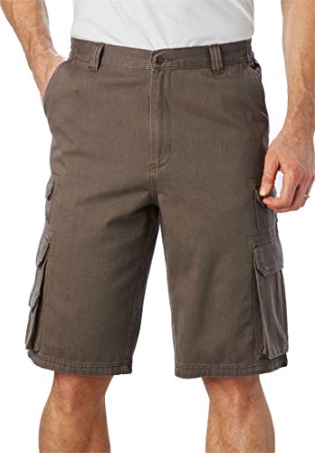Boulder Creek Men's Big & Tall Ranger Side-Elastic Cargo Shorts, Ash Brown- Buy Online in United 