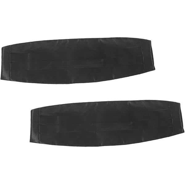 Ceinture Velours Noir King & Priory - Taille Unique Réglable Jusqu'à 112cm