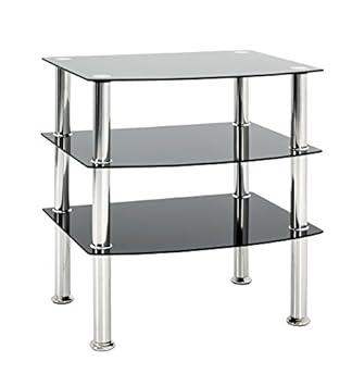 Haku Moebel 15509 Mesa Auxiliar Acero/Acero Inoxidable ...