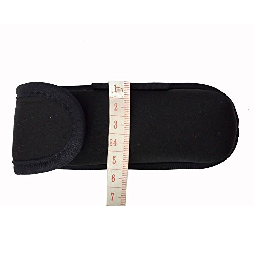 5.1" Outdoor Folding Carry-All Pocket Knife Pouch Neoprene Case Mushrooms Fishing Camping Hunting Knives Sheath with Velcro Closure, 2 Pack