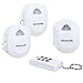 Dewenwils Indoor Wireless Remote Control Outlet, Electrical Plug in Remote Light Switch Kit, 15 AMP Heavy Duty, 100' RF Range, Compact Side Plug (Programmable Learning Code, 3 Outlets)