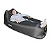 JSVER Inflatable Lounger Air Sofa with Portable Package for Travelling, Camping, Hiking, Pool and Beach Parties, Black