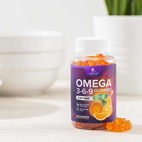Omega 3 6 9 Gummies Extra Strength Essential Fatty Acid Supplement