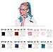 Hip Hop 50's Shop 50s Costume 3 pc Accessory Set Chiffon Scarf, Cat Eye Glasses and Bobby Socks for Women (Hot Pink)