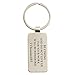 Faithful Servant Metal Keychain in Gift Box Blue
