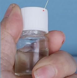 Duehut 10PCS 5ml Plastic Bottles Lab Cylindrical