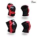 JBM Adult & Kids Knee Pads Elbow Pads and Wrist Guards for Inline Skating, Roller Skating, Skateboarding, Scootering