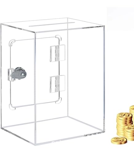 Boîte à Votes Ciieeo Lot De 8 Urnes En Carton 30x15cm - Pour Collecte De Dons, Votes, Cartes De Visite - Réutilisable, Robuste Carnet De Tickets Tombola
